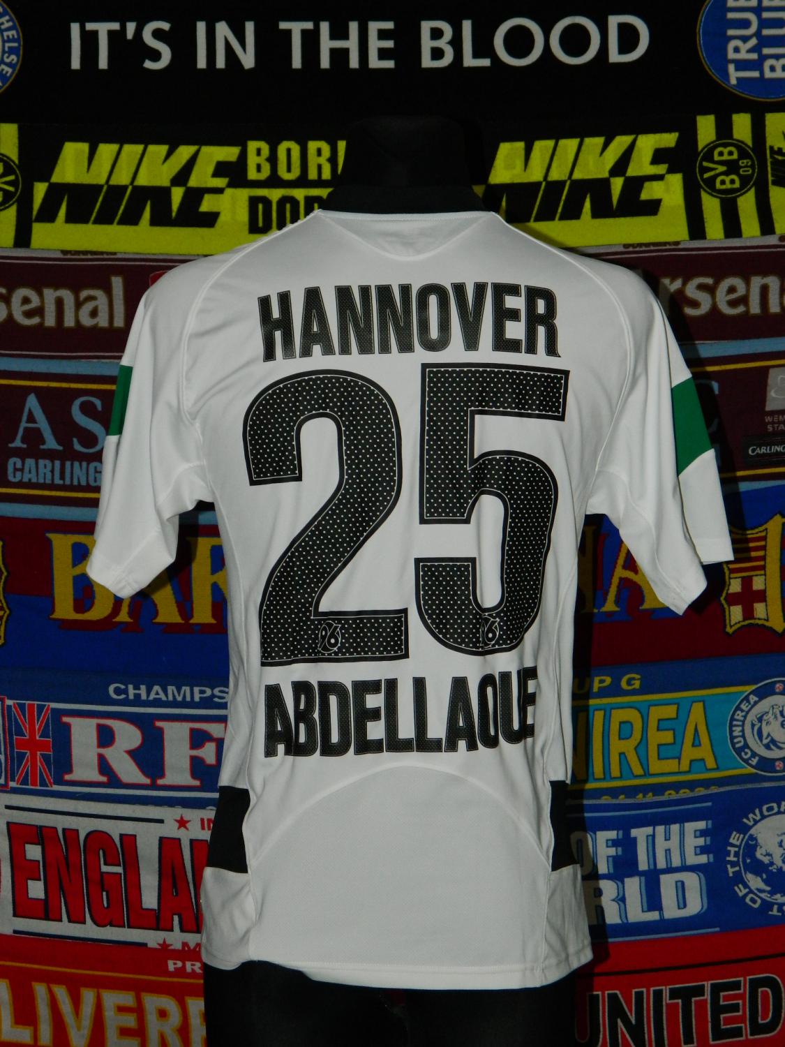 maillot de hannover 96 exterieur 2010-2011 rétro