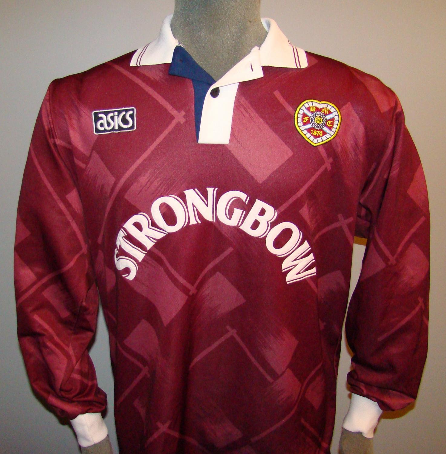 maillot de hearts domicile 1993-1995 pas cher