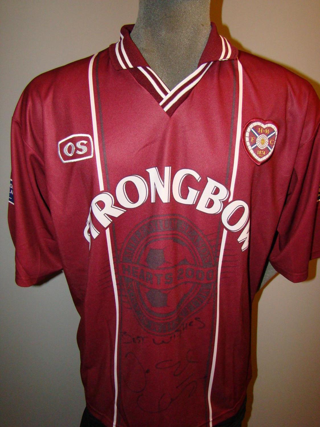 maillot de hearts domicile 1999-2000 pas cher