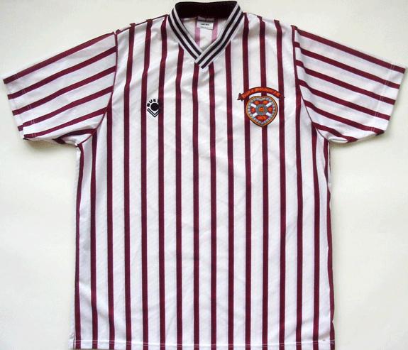 maillot de hearts exterieur 1989-1990 rétro