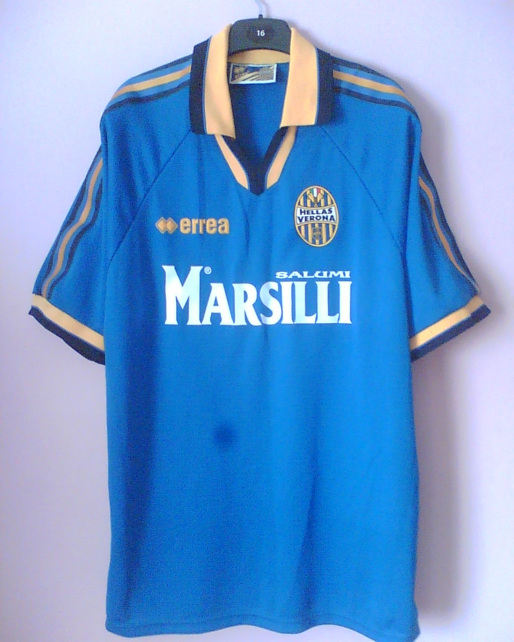 maillot de hellas vérone domicile 1999-2000 rétro