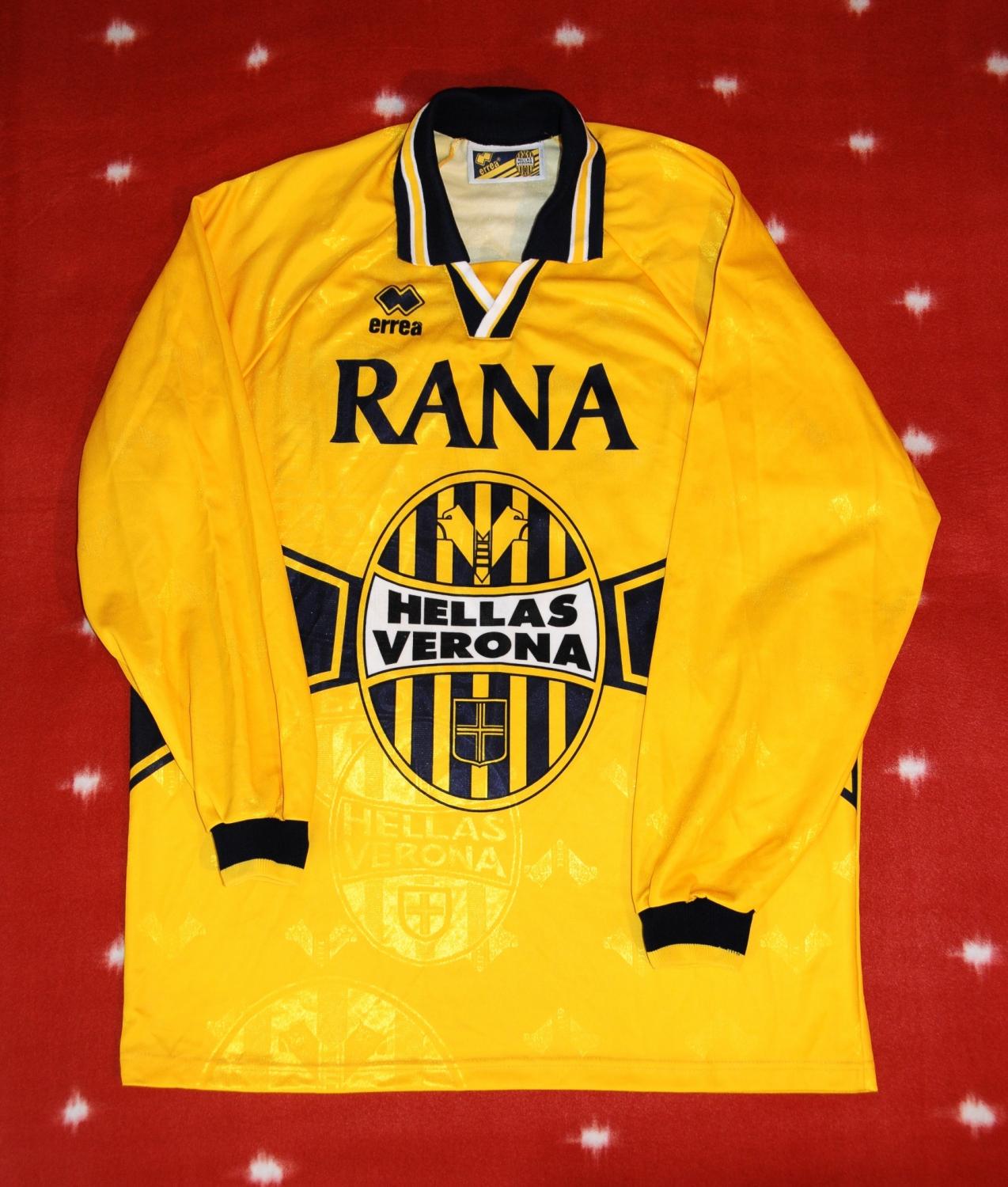 maillot de hellas vérone exterieur 1995-1996 rétro