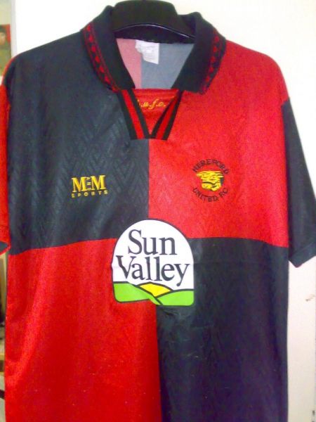 maillot de hereford united exterieur 1996-1998 pas cher