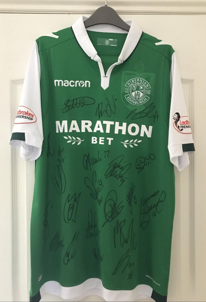 maillot de hibernian fc domicile 2017-2018 pas cher