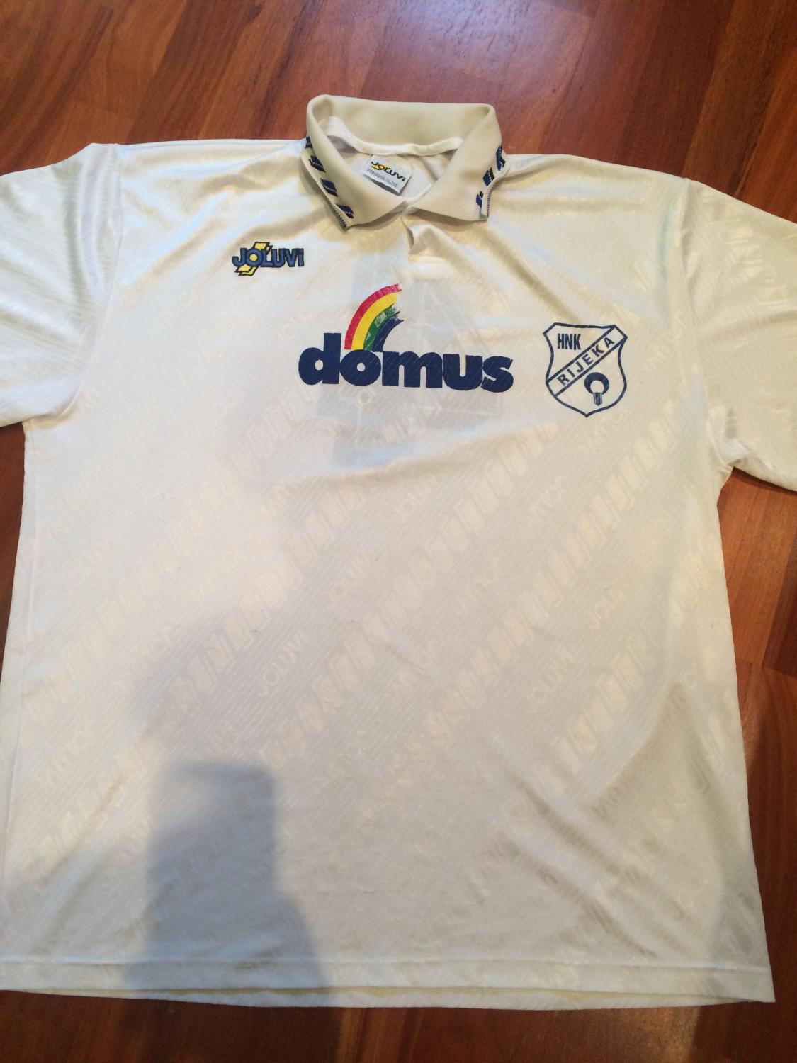maillot de hnk rijeka domicile 1995-1996 rétro