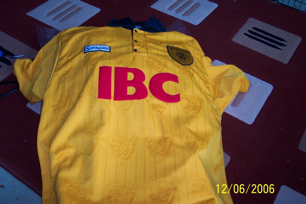 maillot de hull city domicile 1995-1997 pas cher