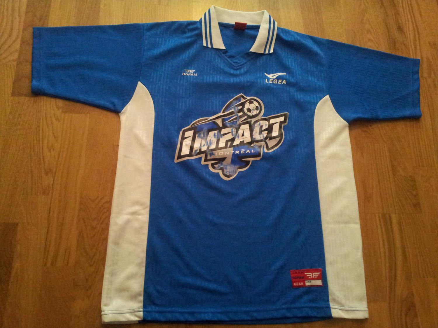 maillot de impact de montréal domicile 1997-1999 rétro