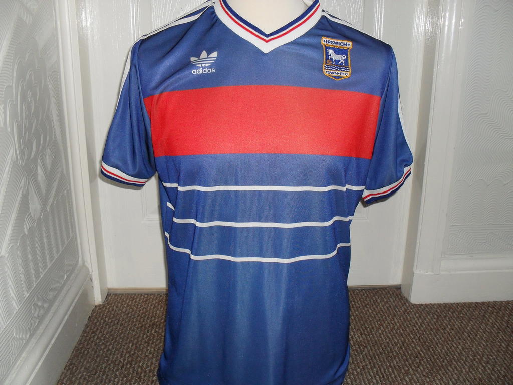 maillot de ipswich town domicile 1984-1986 rétro