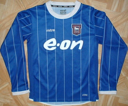 maillot de ipswich town domicile 2007-2008 rétro