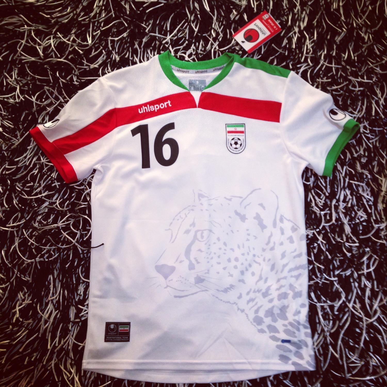 maillot de iran domicile 2014-2016 rétro