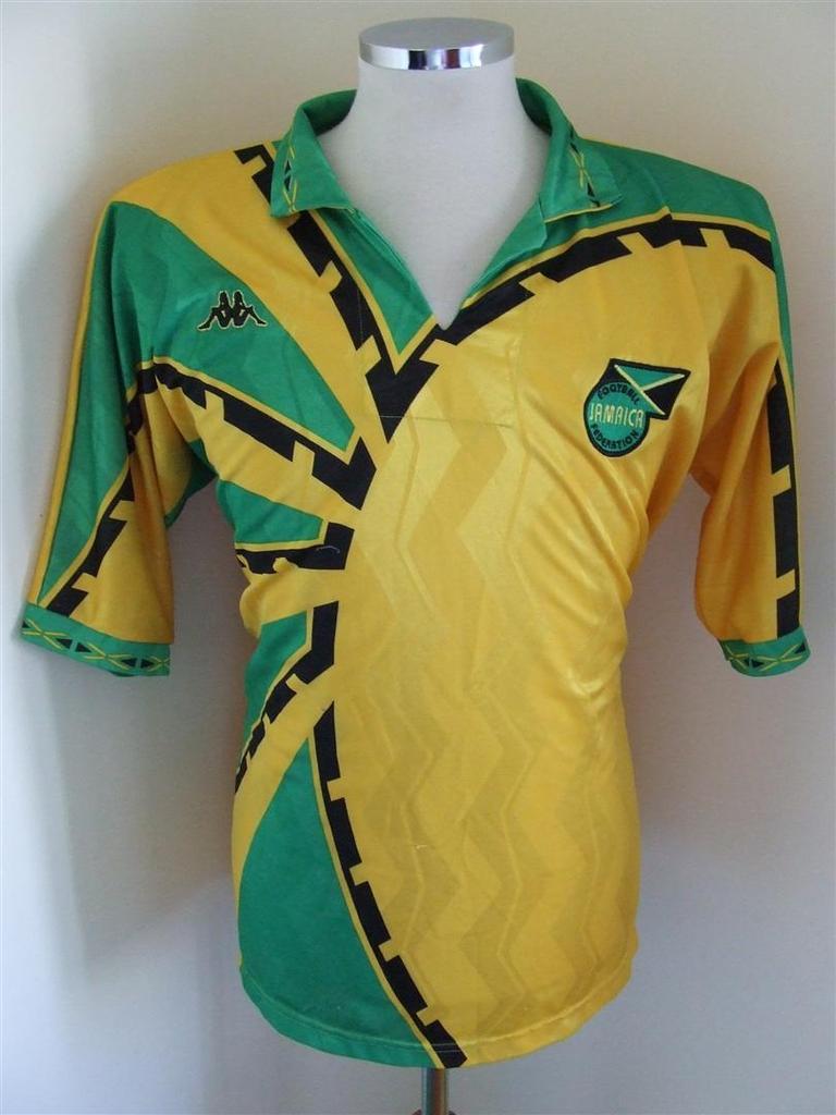 maillot de jamaïque domicile 1997 rétro