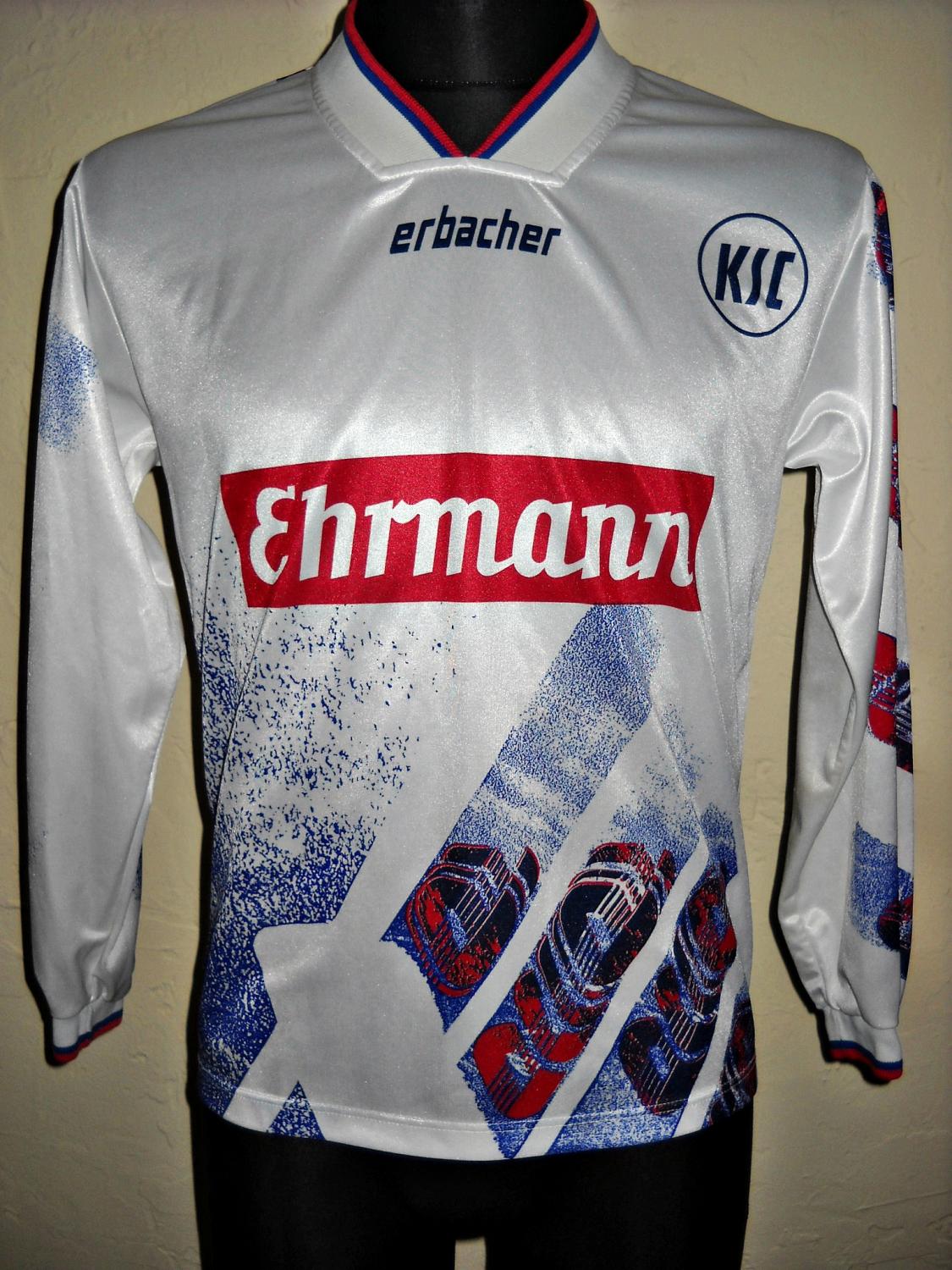 maillot de karlsruher sc domicile 1994-1995 rétro