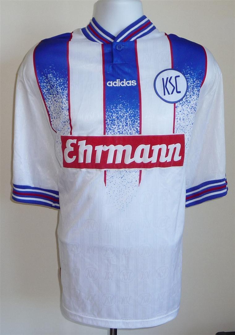 maillot de karlsruher sc domicile 1996-1998 pas cher