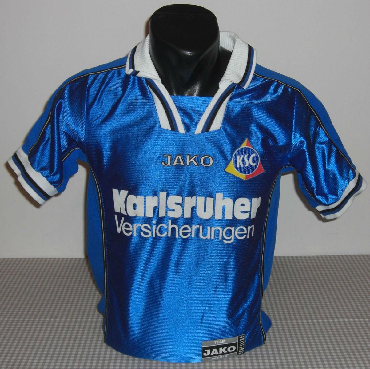 maillot de karlsruher sc domicile 2000-2001 rétro