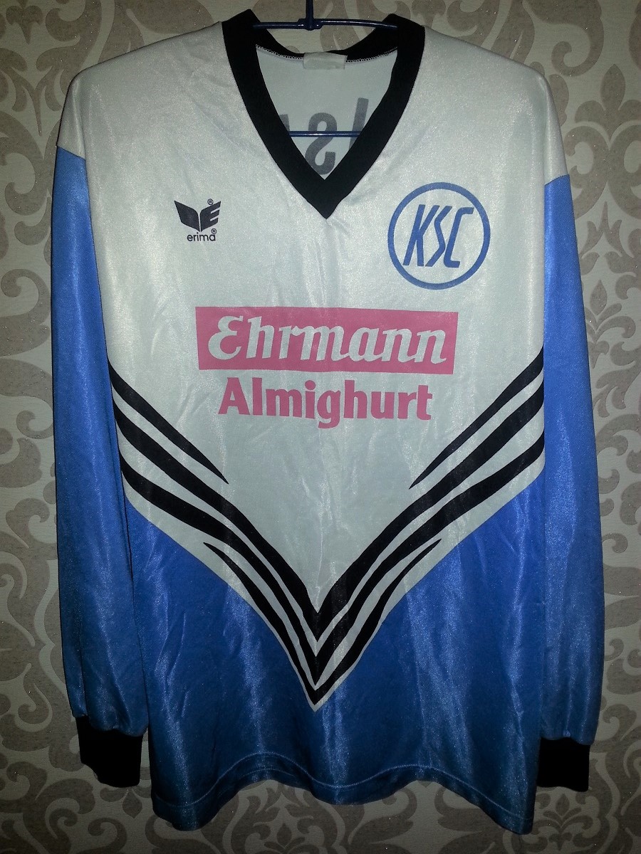 maillot de karlsruher sc exterieur 1991-1992 rétro