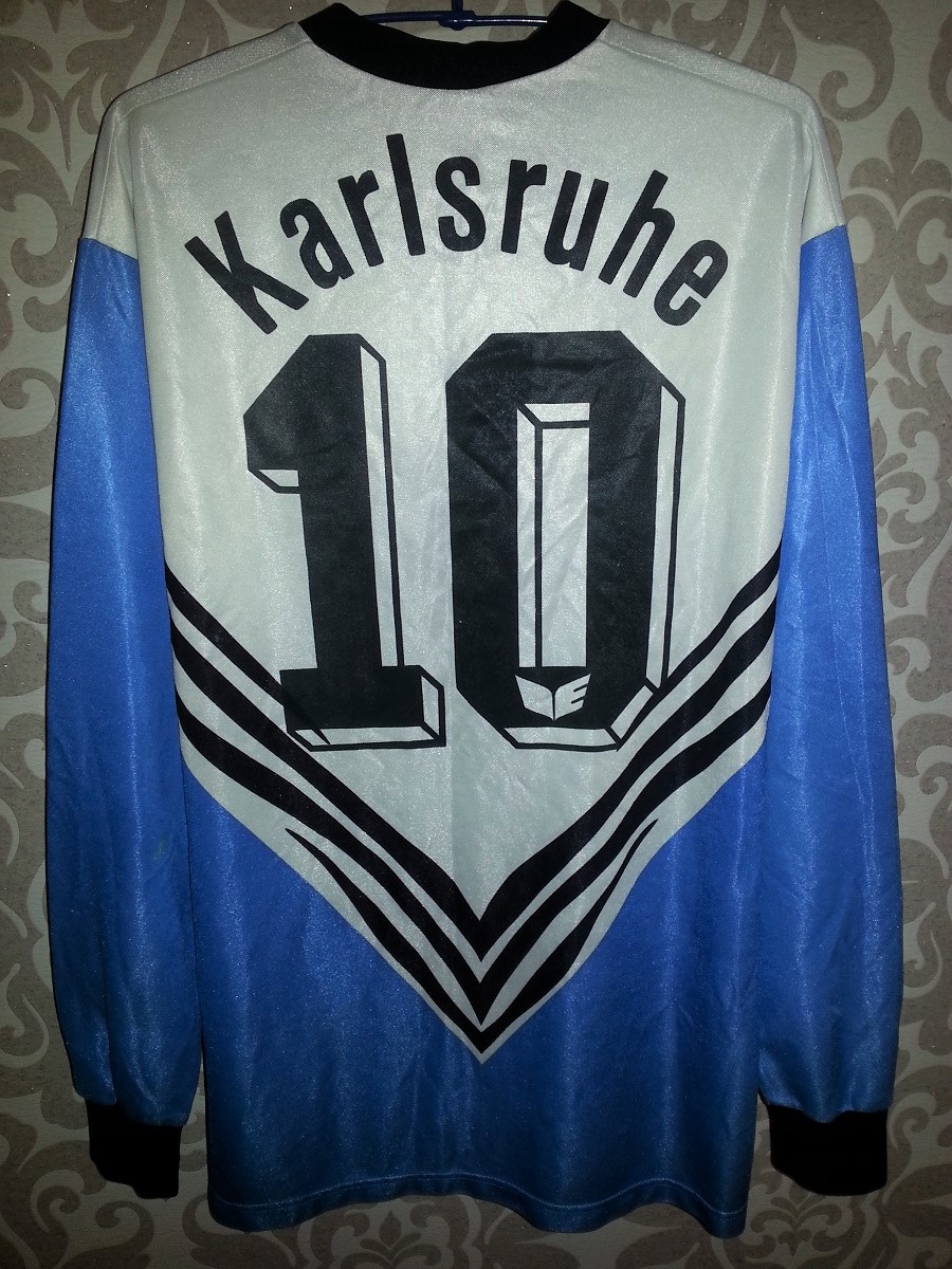 maillot de karlsruher sc exterieur 1991-1992 rétro