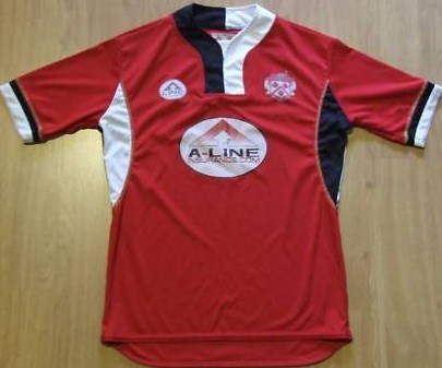 maillot de kettering town domicile 2005-2006 rétro