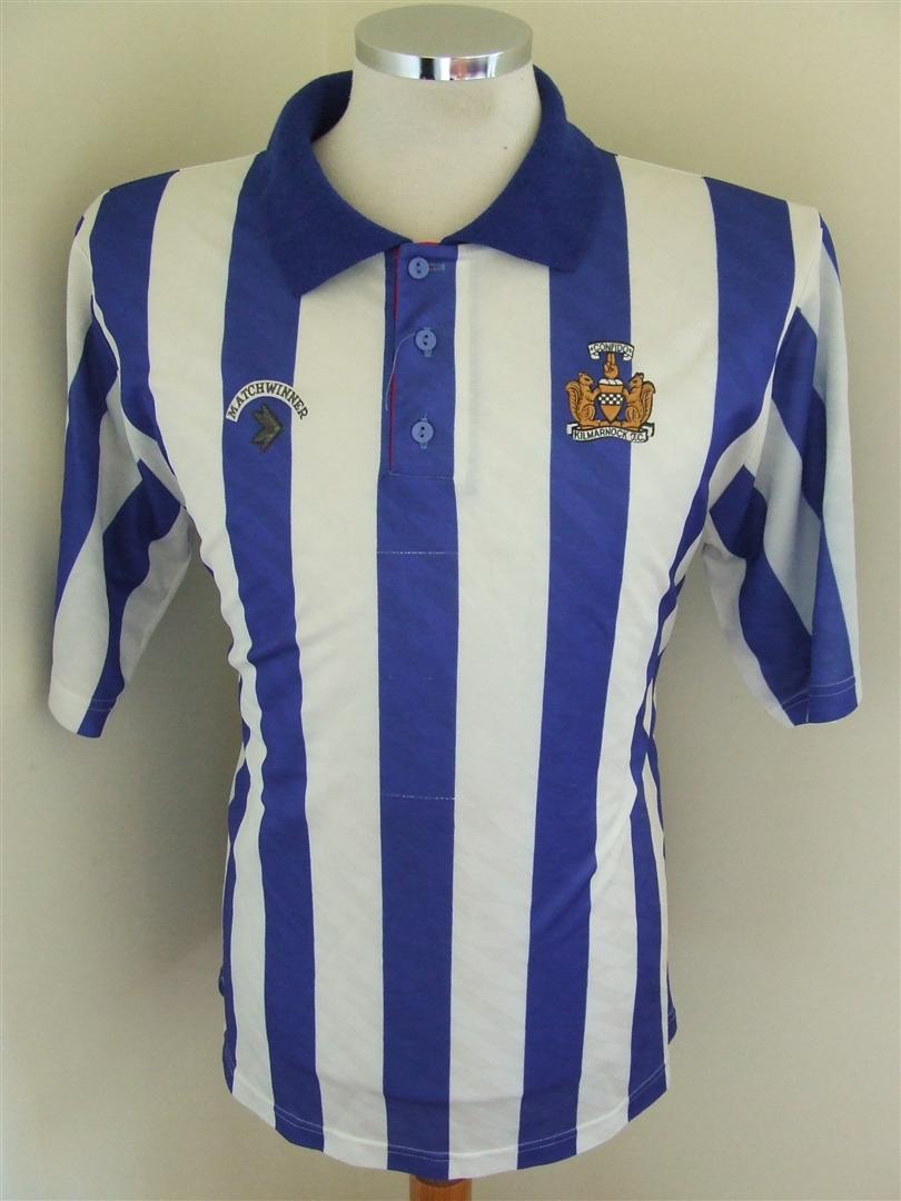 maillot de kilmarnock fc domicile 1989-1990 rétro