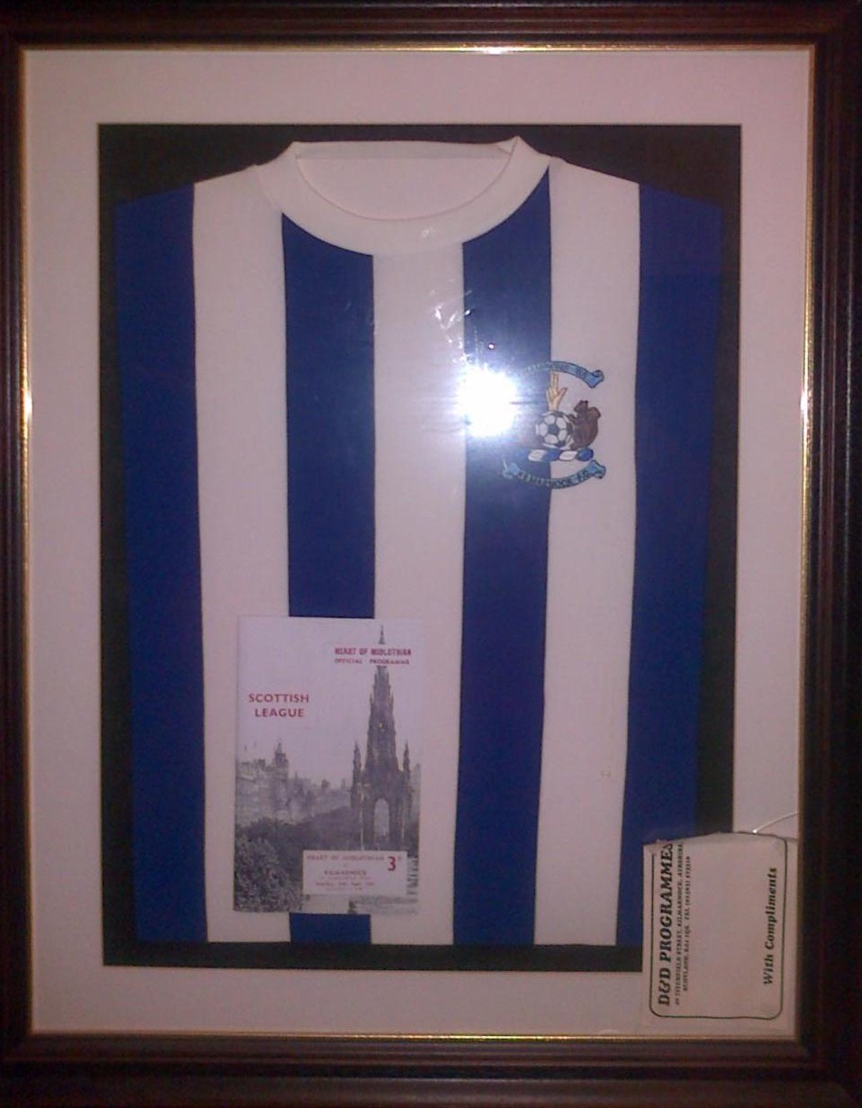 maillot de kilmarnock fc réplique 1963-1970 rétro