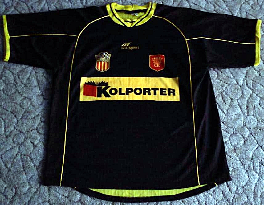 maillot de korona kielce exterieur 2002-2003 rétro