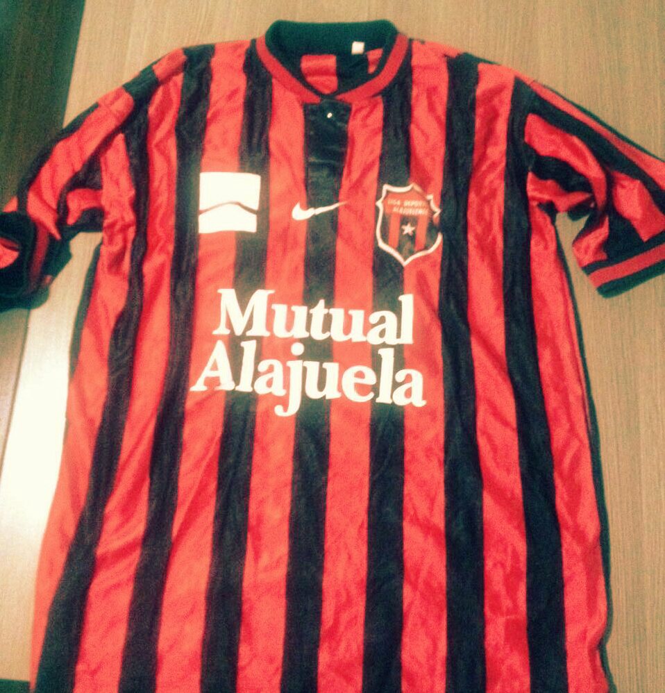 maillot de ld alajuelense domicile 1998 rétro