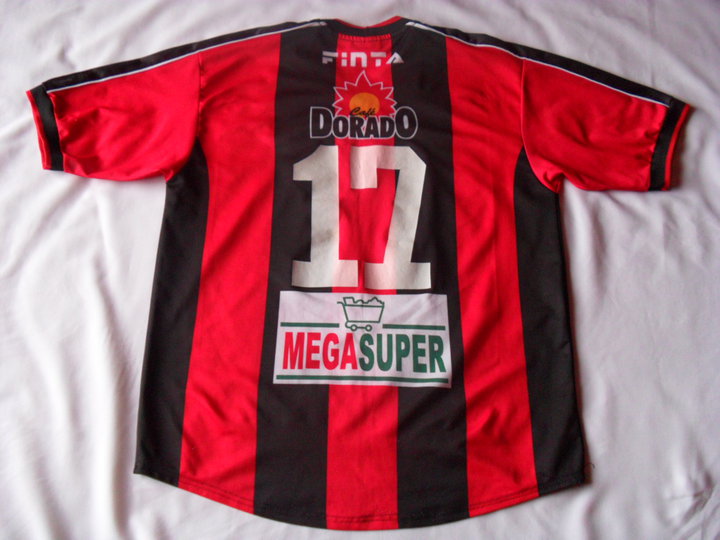 maillot de ld alajuelense domicile 2002 rétro