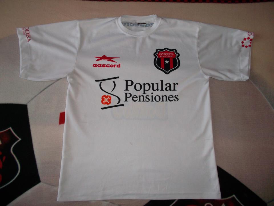 maillot de ld alajuelense exterieur 2000-2001 rétro