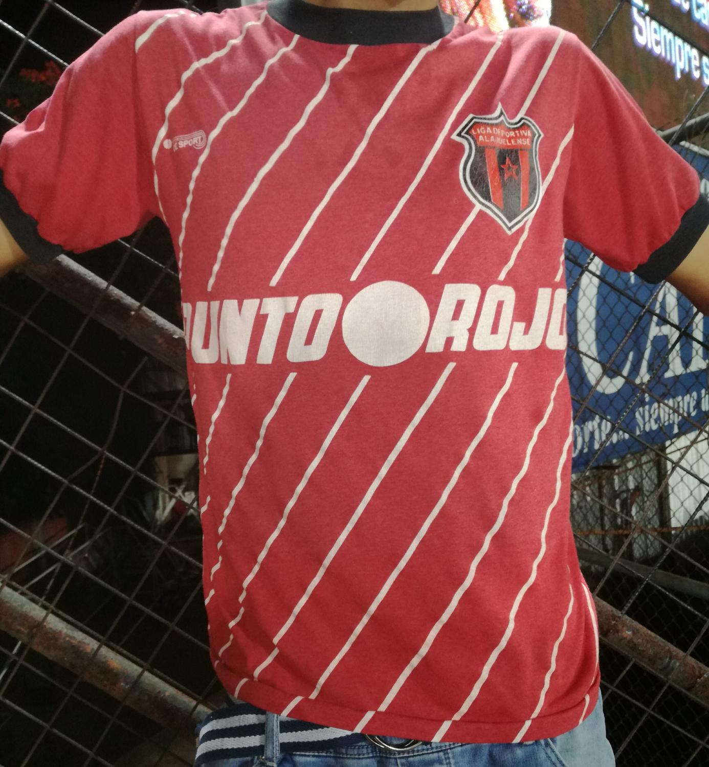 maillot de ld alajuelense réplique 1988 rétro