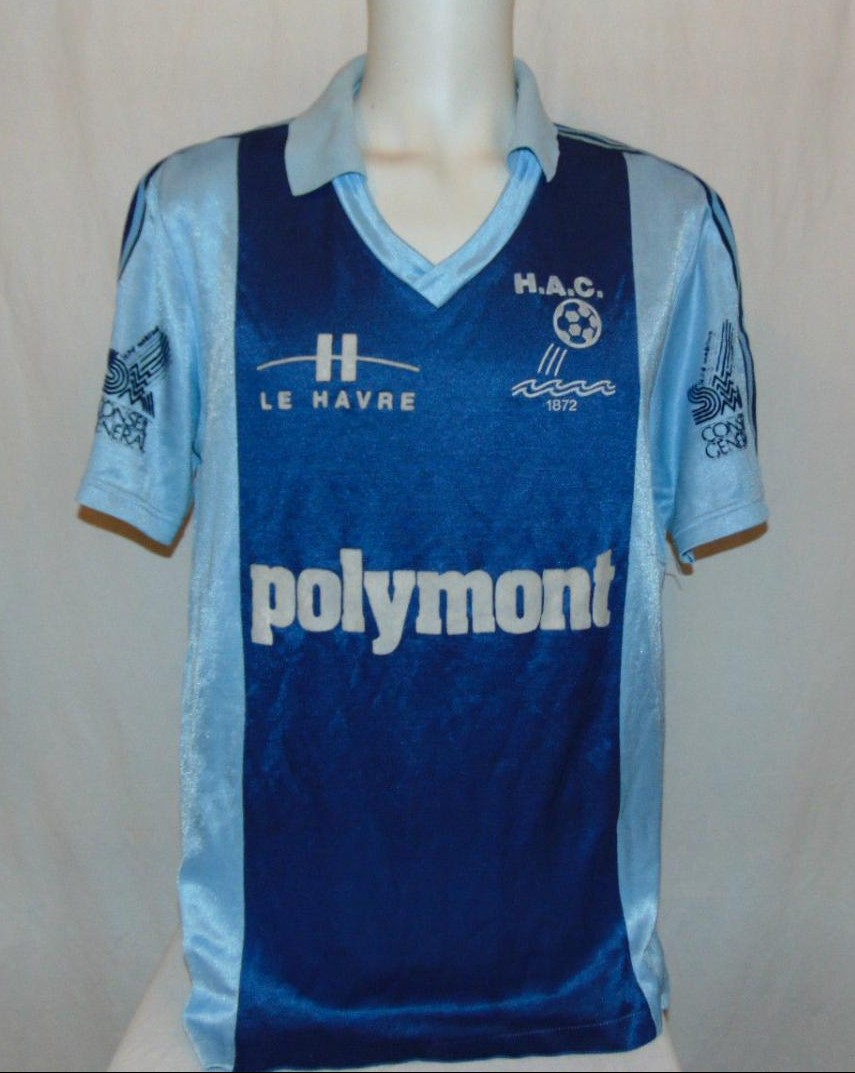 maillot de le havre ac domicile 1990-1991 rétro