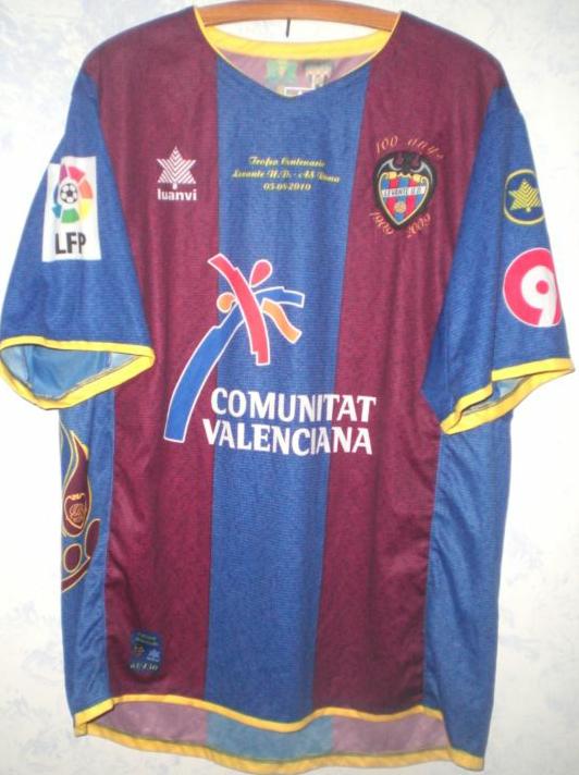 maillot de levante ud domicile 2009-2010 pas cher