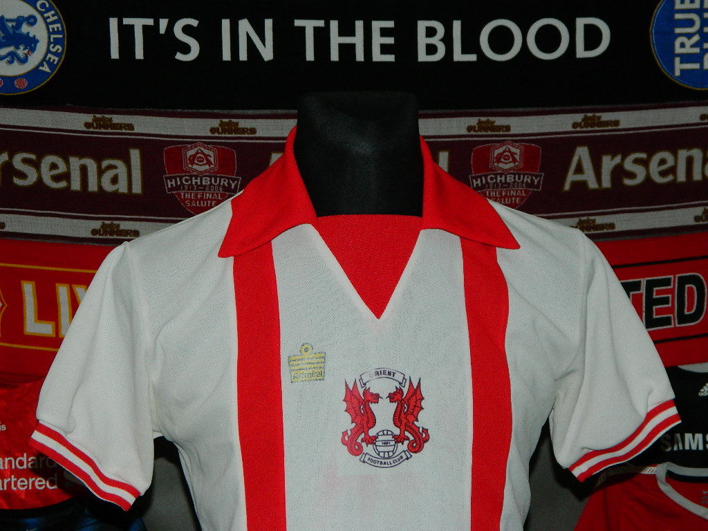 maillot de leyton orient fc domicile 1977-1980 rétro