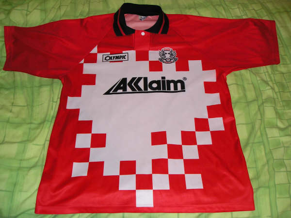 maillot de leyton orient fc domicile 1995-1996 rétro