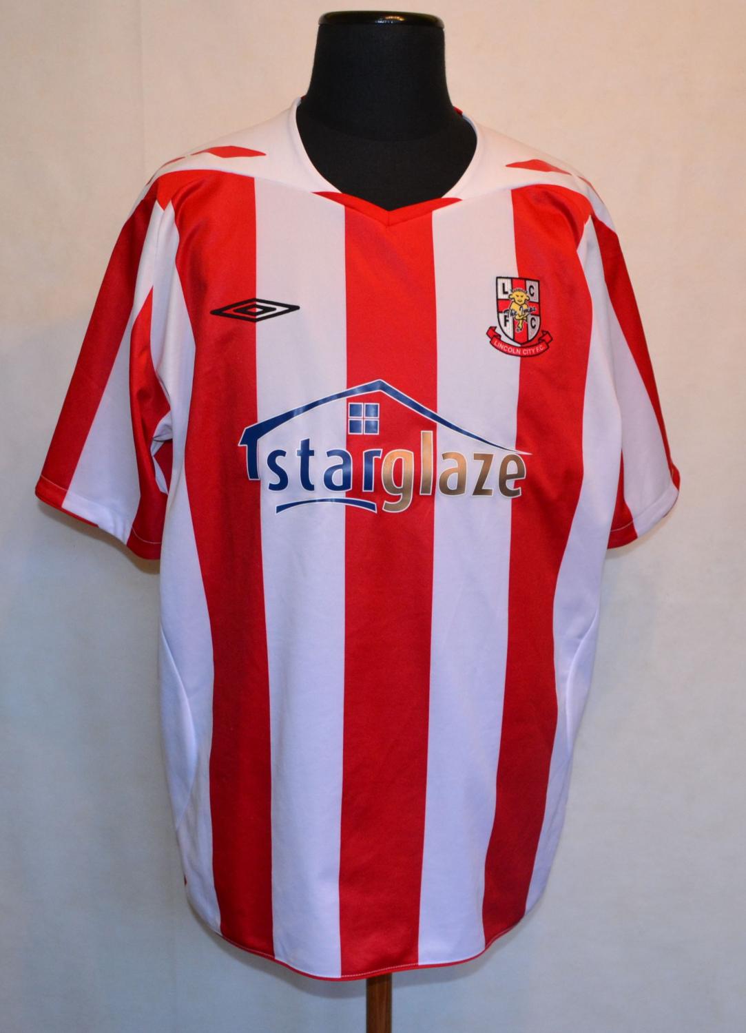 maillot de lincoln city fc domicile 2008-2010 rétro