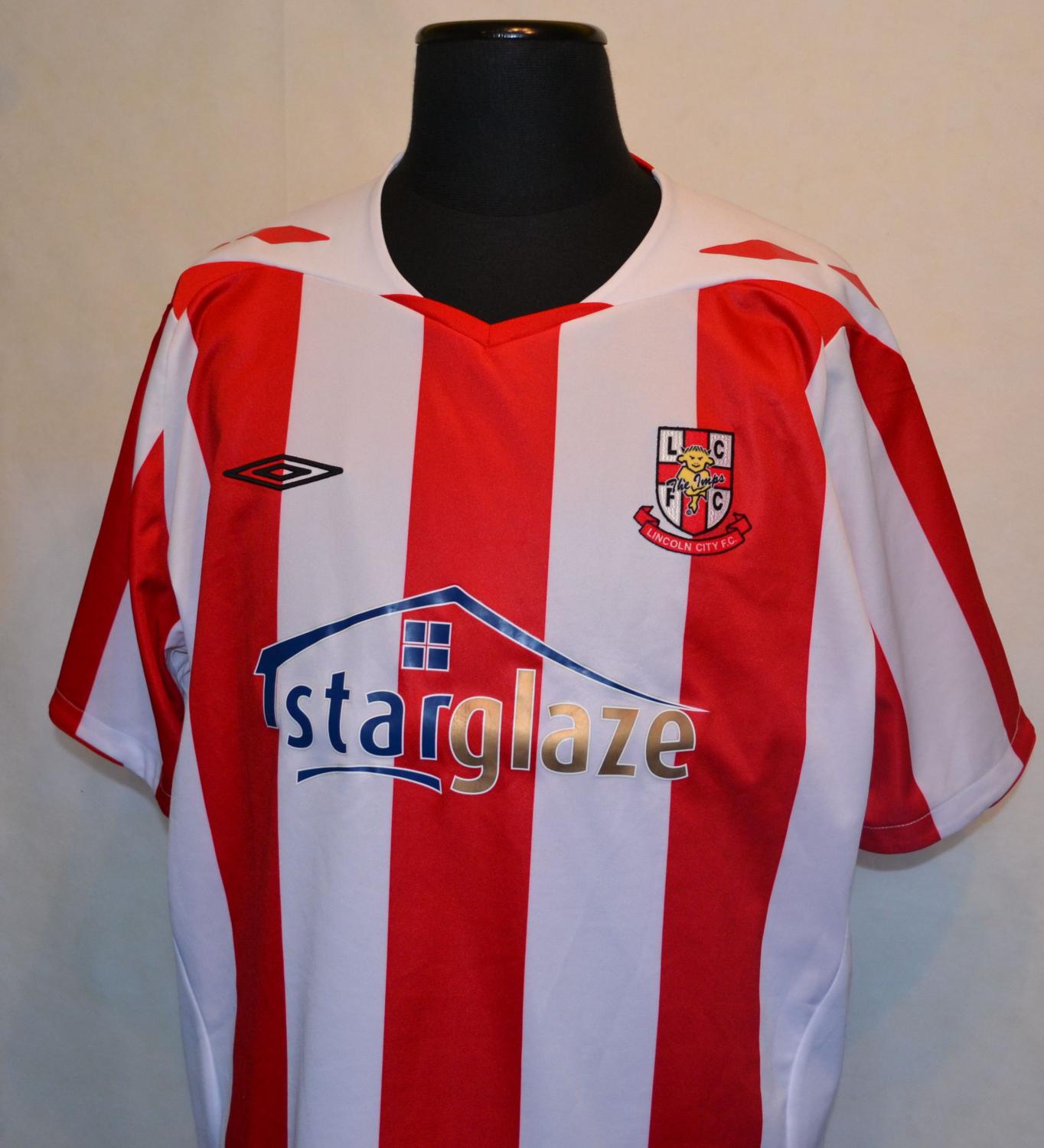 maillot de lincoln city fc domicile 2008-2010 rétro