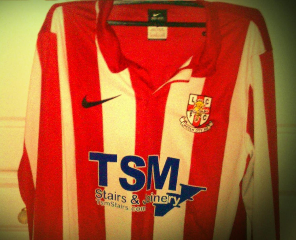 maillot de lincoln city fc domicile 2012-2013 rétro