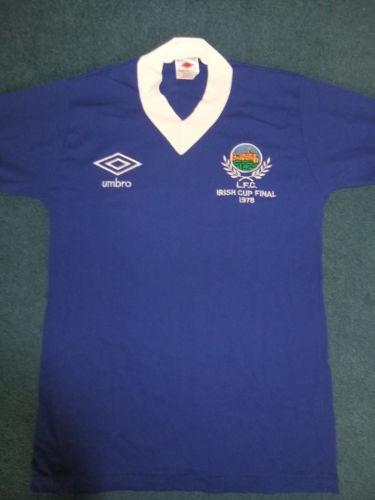 maillot de linfield fc domicile 1978-1980 rétro