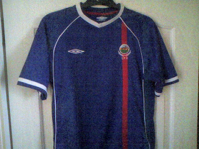 maillot de linfield fc domicile 2003-2004 rétro