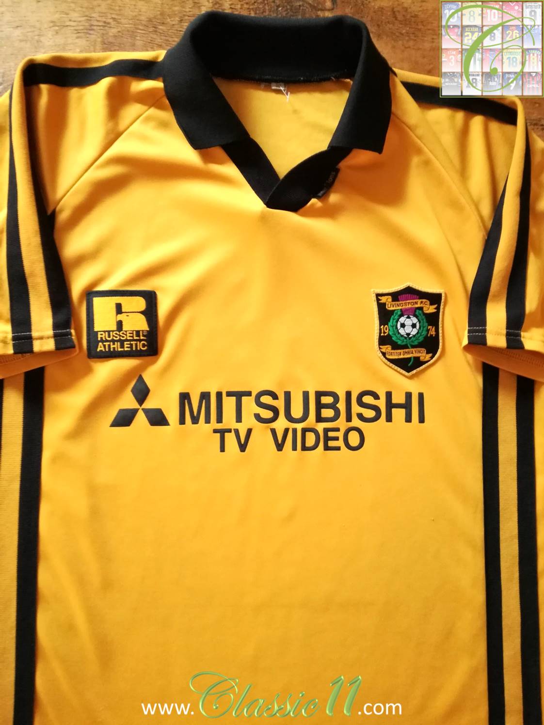 maillot de livingston fc domicile 1997-1998 rétro