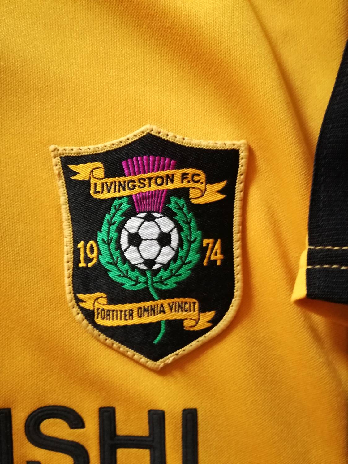 maillot de livingston fc domicile 1997-1998 rétro