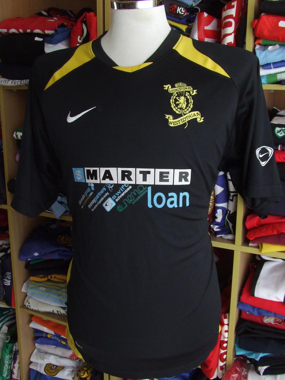 maillot de livingston fc domicile 2007-2008 rétro