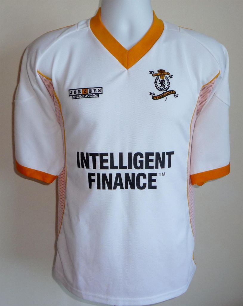 maillot de livingston fc réplique 2002-2003 rétro