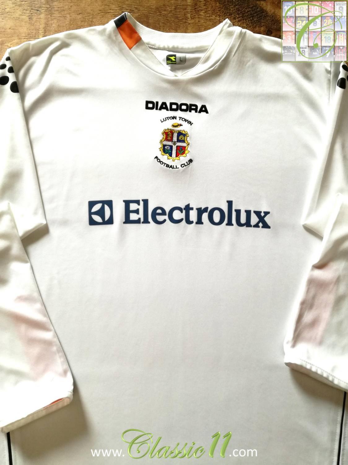 maillot de luton town domicile 2005-2007 rétro