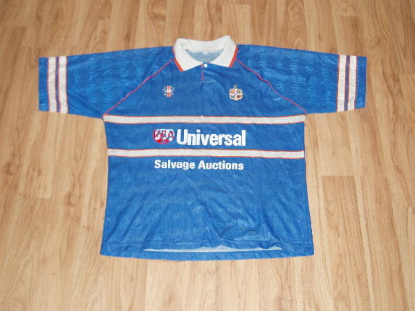 maillot de luton town exterieur 1993-1994 rétro