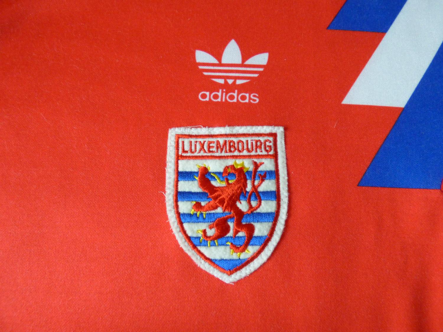 maillot de luxembourg domicile 1991-1992 rétro