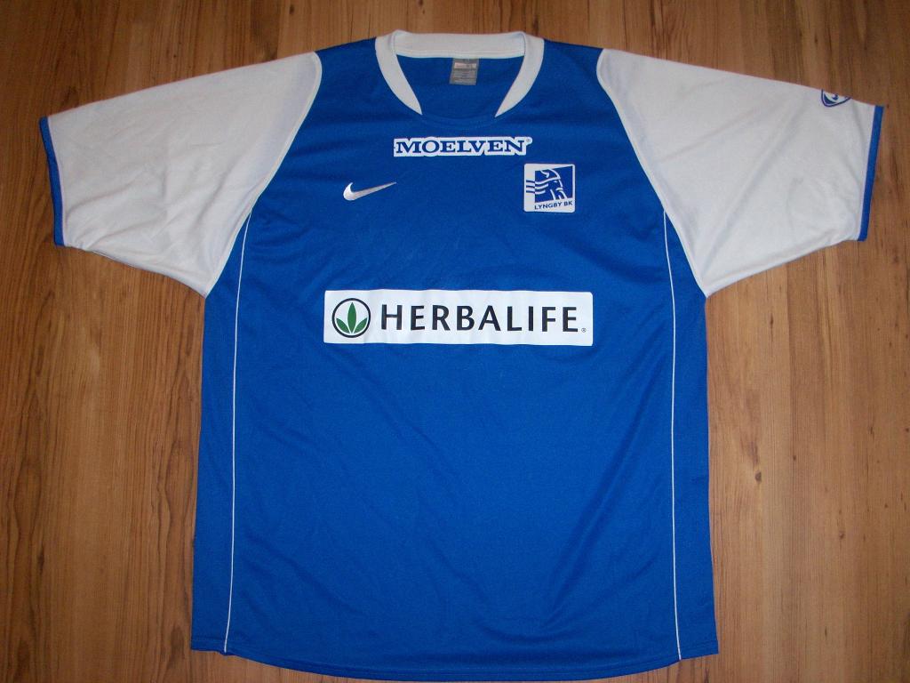 maillot de lyngby bk domicile 2006-2007 rétro