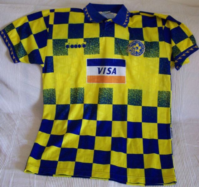 maillot de maccabi tel-aviv domicile 1994-1995 rétro