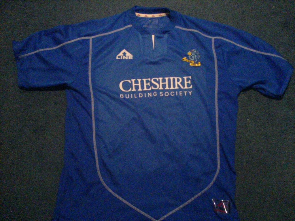 maillot de macclesfield town domicile 2006-2007 rétro