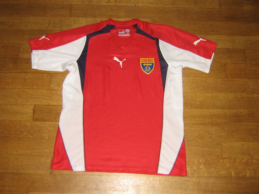 maillot de macédoine du nord domicile 2005 rétro