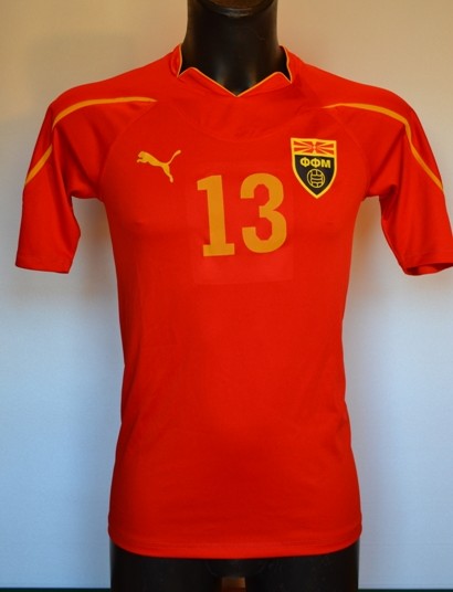maillot de macédoine du nord domicile 2010-2013 rétro