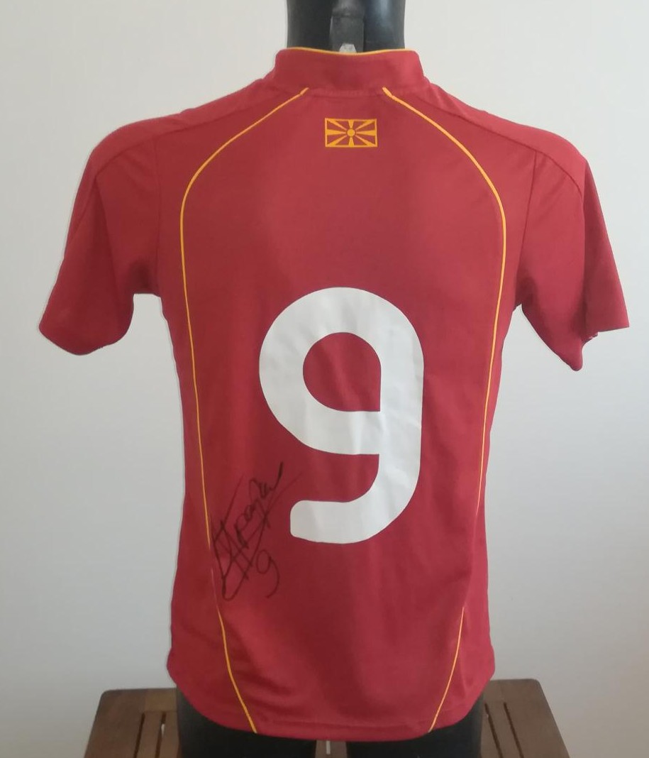 maillot de macédoine du nord domicile 2016-2018 rétro maillot de macédoine du nord domicile 2016-2018 rétro